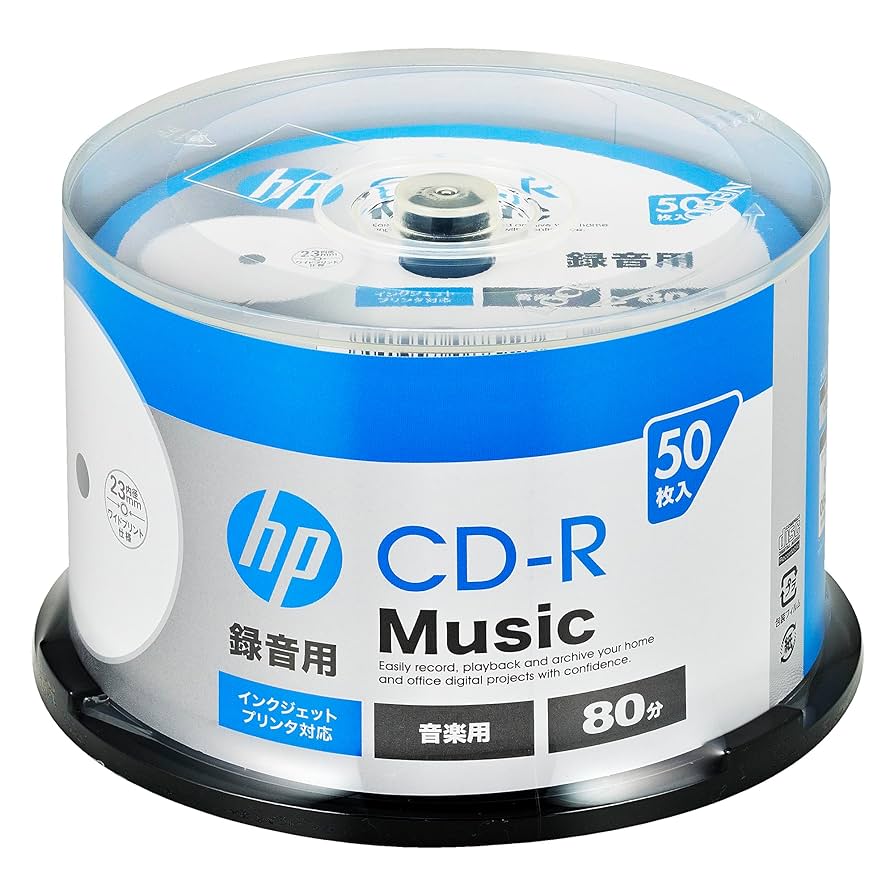 Amazon.co.jp: ヒューレット・パッカード(HP) 1回記録 音楽用 CD